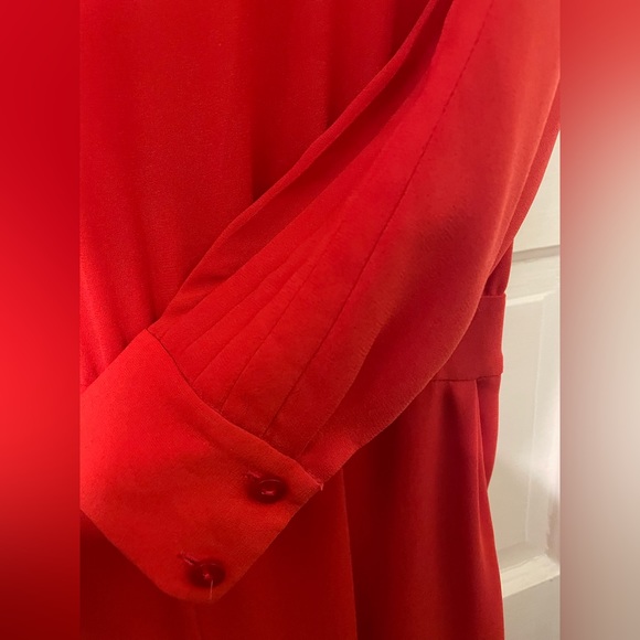 Diane Von Furstenberg Orange Red Jumpsuit - Picture 3 of 12